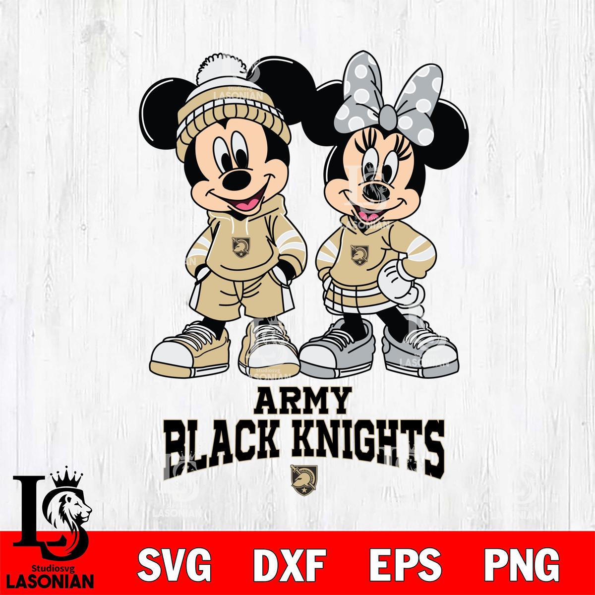 Army Black Knights Mickey Minnie Rugby Hoodie – lasoniansvg