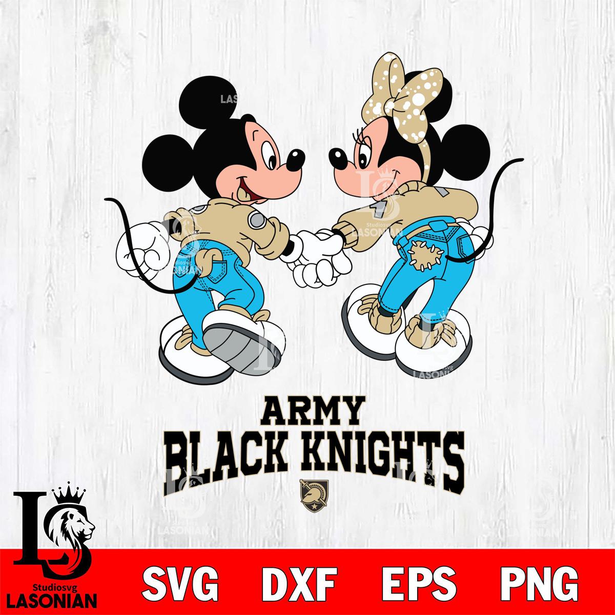 Army Black Knights Mickey Minnie Valentine Rugby – lasoniansvg