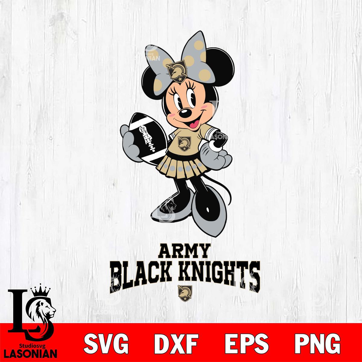 Army Black Knights Minnie Mouse – lasoniansvg