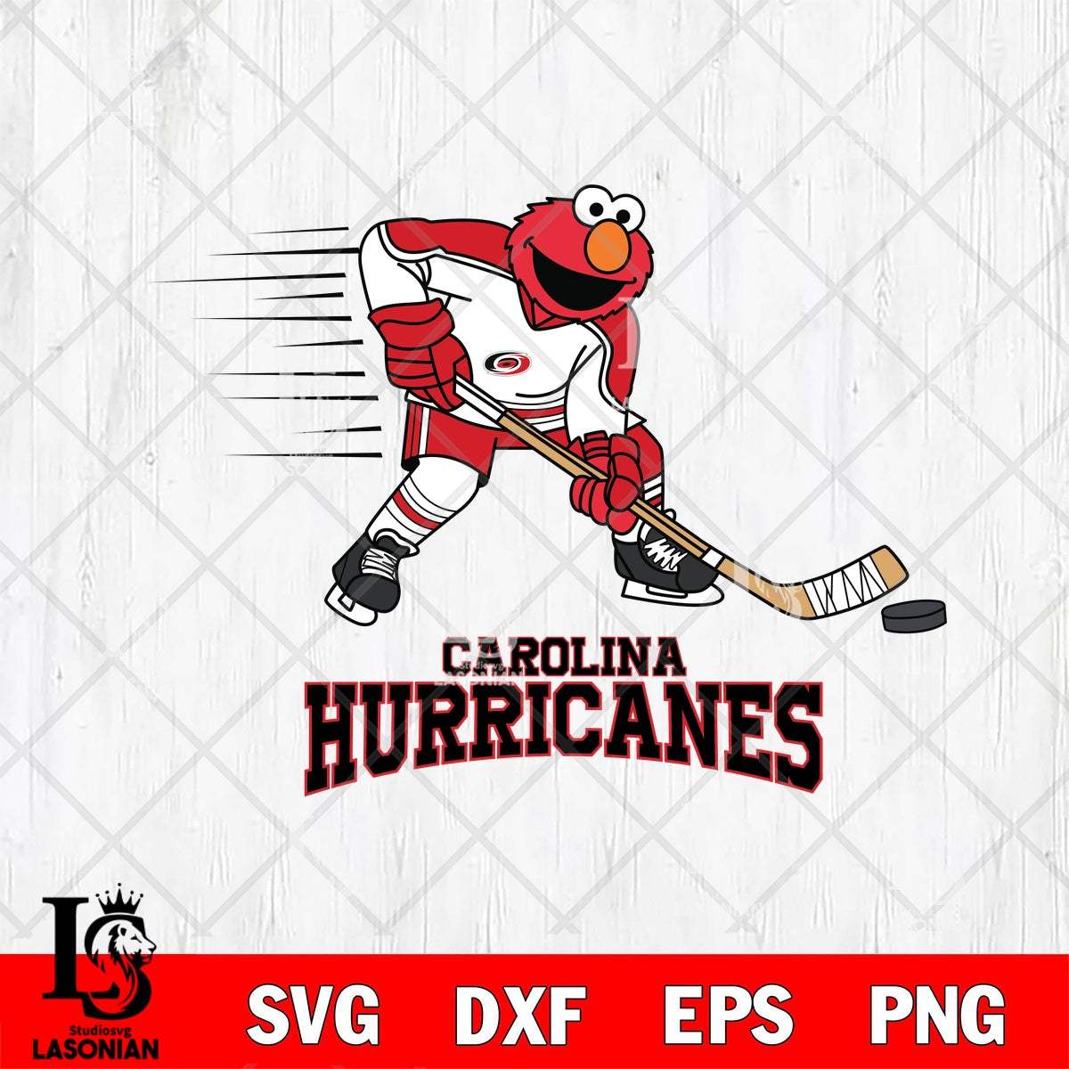 Carolina Hurricanes Elmo Ice Skating Player File cut ,NHL Criucut ...