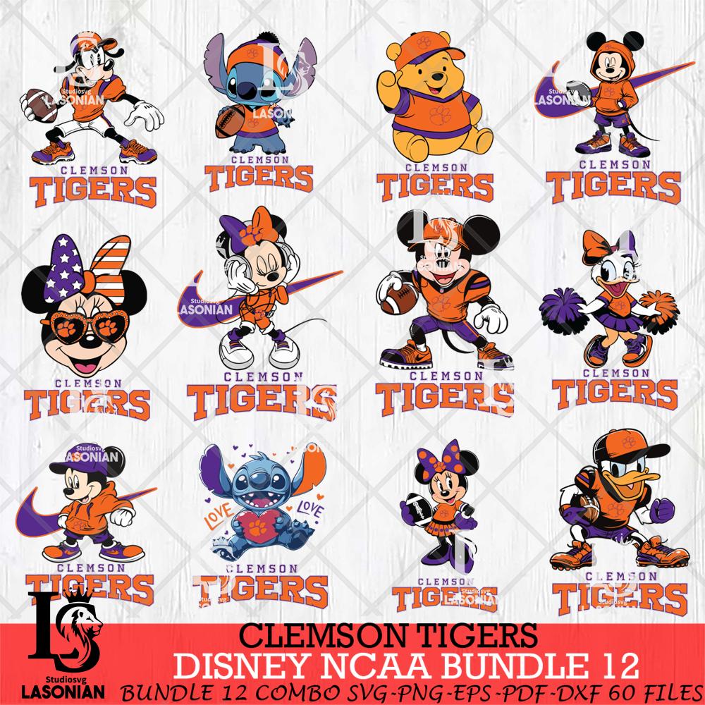 Clemson Tigers Disney NCAA Bundle Svg PNG 12 – lasoniansvg