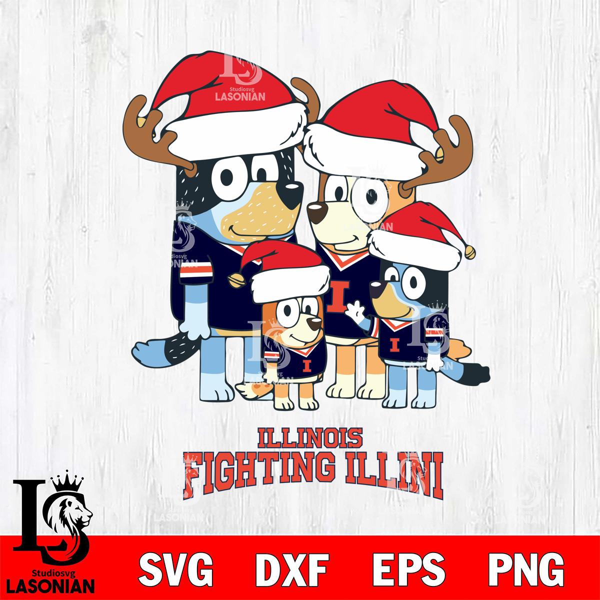 Illinois Fighting Illini Winter Snow Garden Flag - Double Sided, 12.5x18 Inches, Officially Licensed
