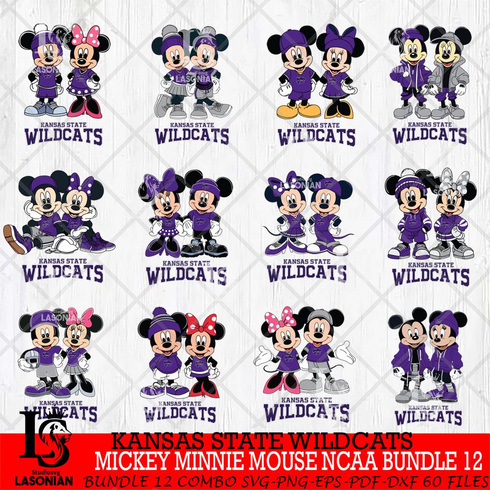 Kansas State Wildcats Decal Sticker Pack - 12 Mini Team Color Vinyl Decals, Officially Licensed - View #8
