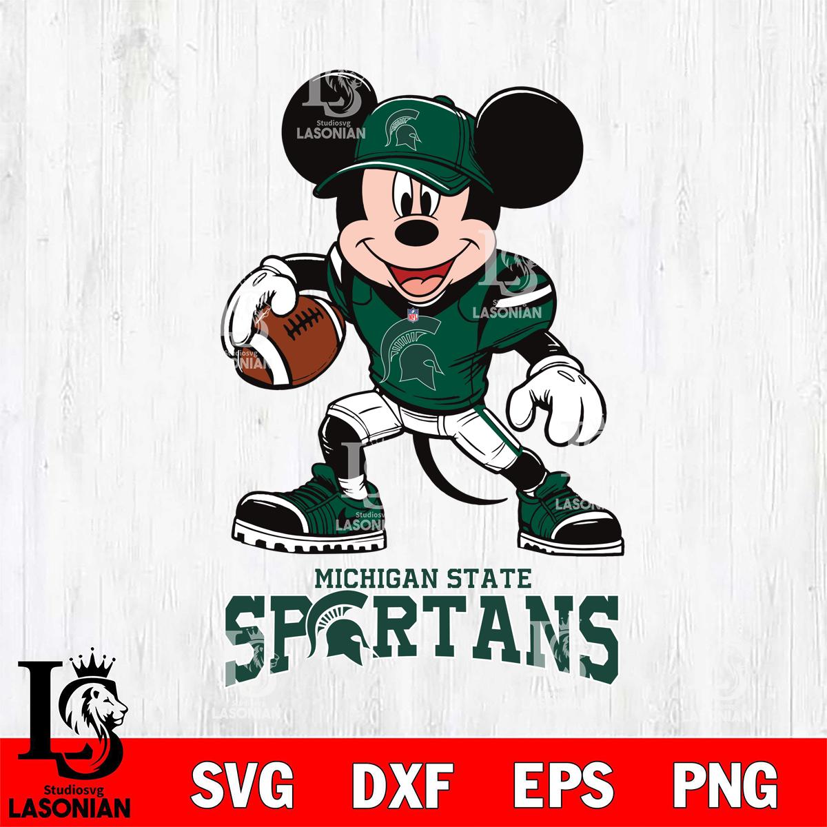 Michigan State Spartans Mikey Mouse Disney – lasoniansvg