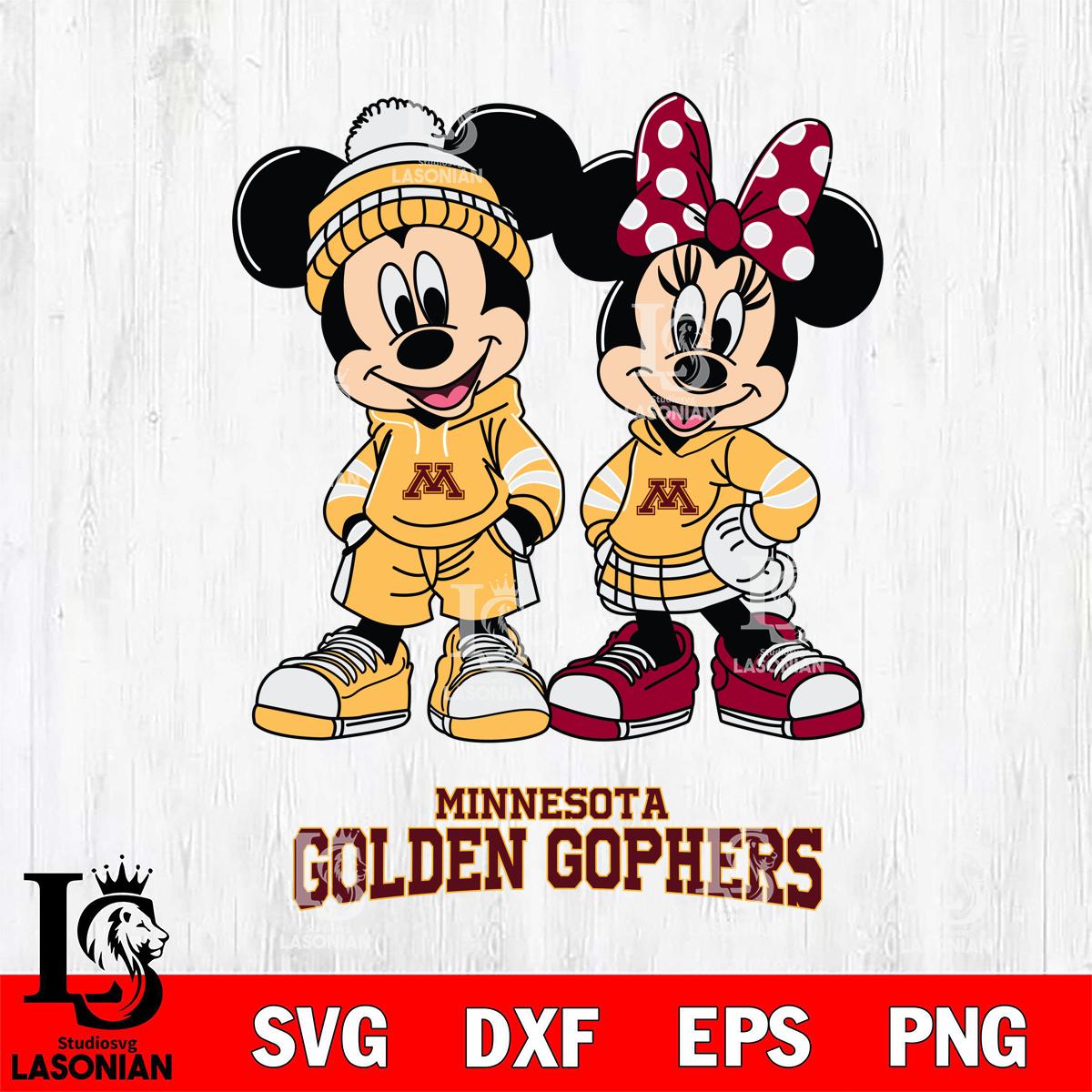 Minnesota Golden Gophers Mickey Minnie Rugby Hoodie – lasoniansvg