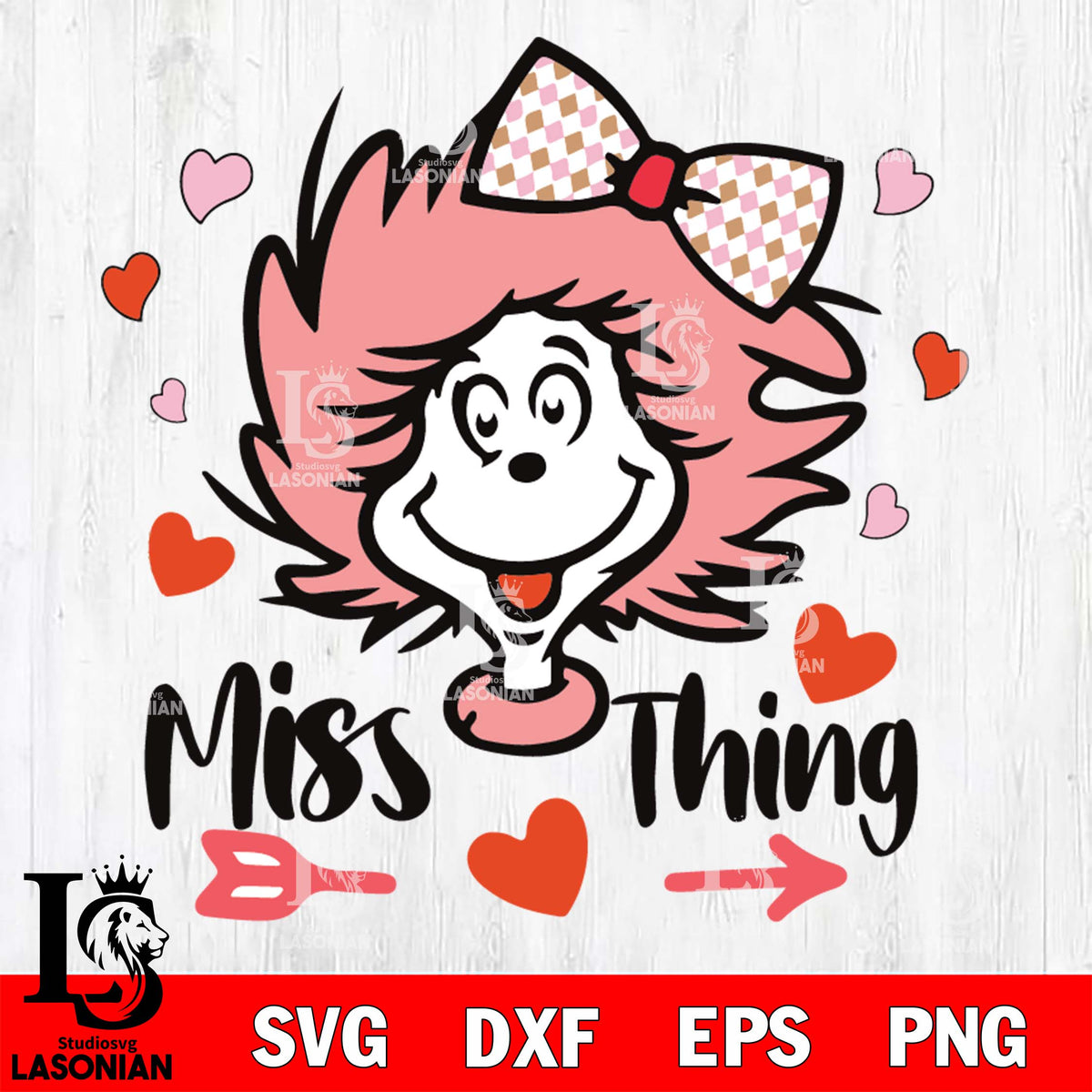 Miss thing svg, Dr seuss svg eps dxf png file, Digital Download,Instan