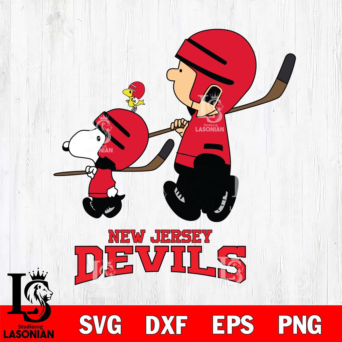 New Jersey Devils Peanuts Hockey – lasoniansvg