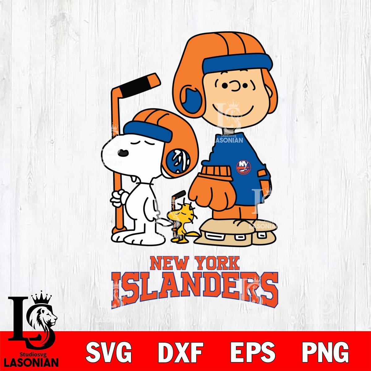 New York Islanders Snoopy and Charlie Brown Hockey – lasoniansvg