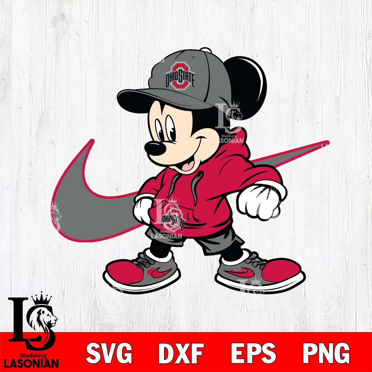 Ohio State Buckeyes Cool Mickey Mouse – lasoniansvg