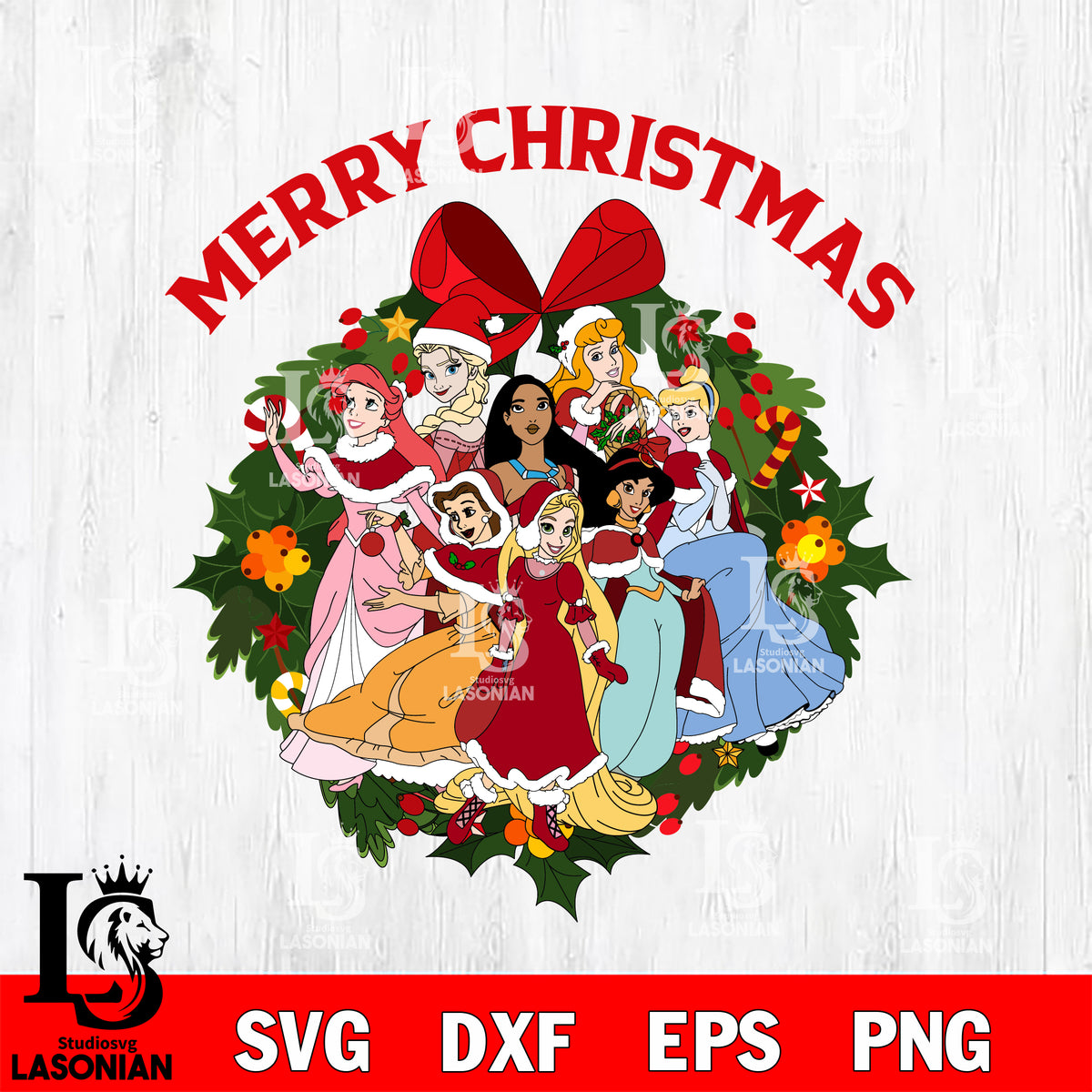 Princess Disney Christmas Merry Christmas – lasoniansvg