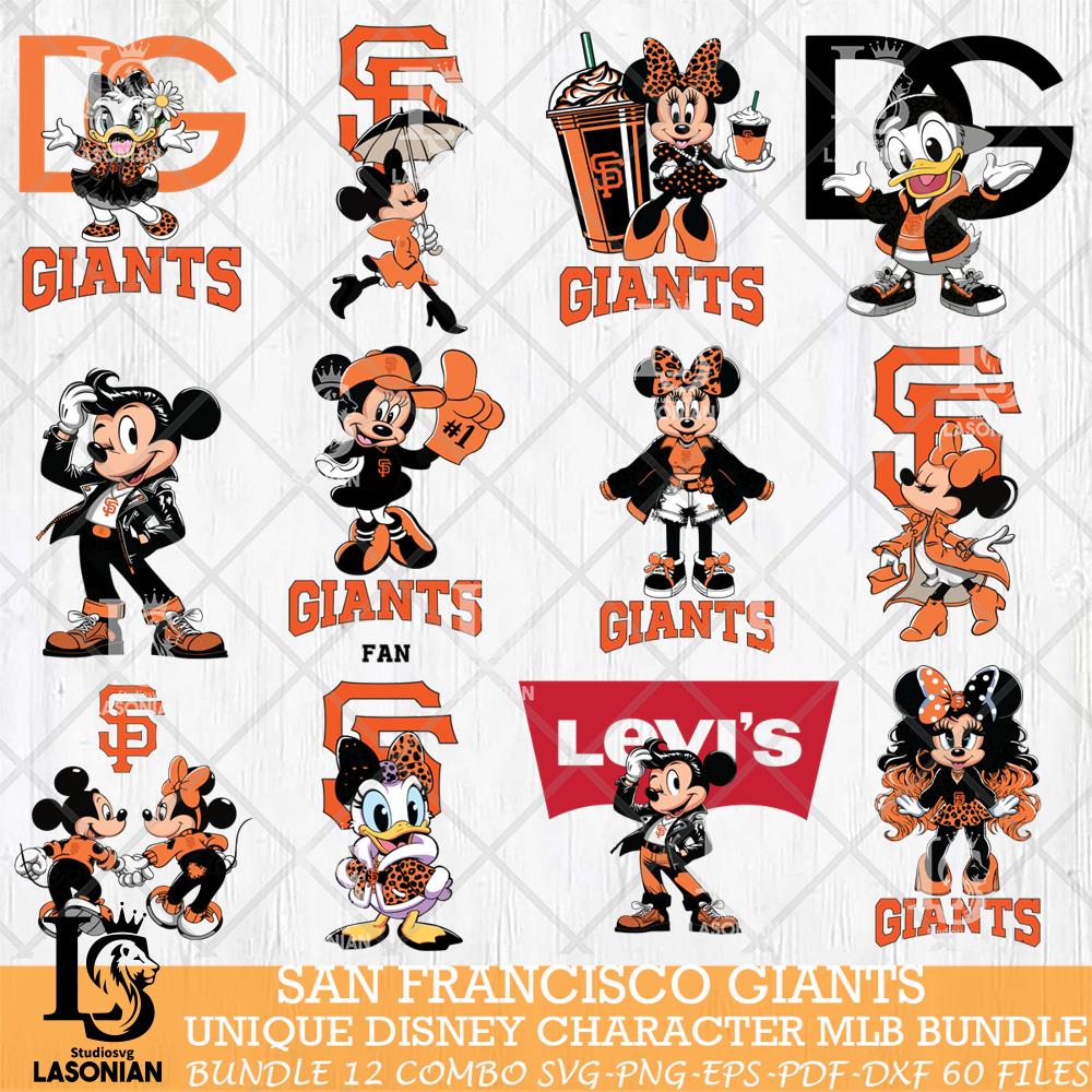 San Francisco Giants Disney character MLB Bundle 12 – lasoniansvg