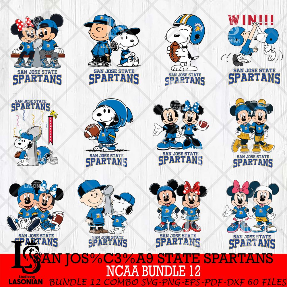 San José State Spartans NCAA Bundle 12 – lasoniansvg