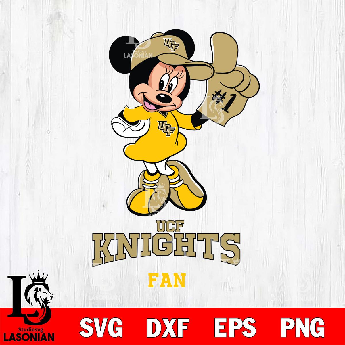 UCF Knights #1 Fan Minnie Mouse – lasoniansvg