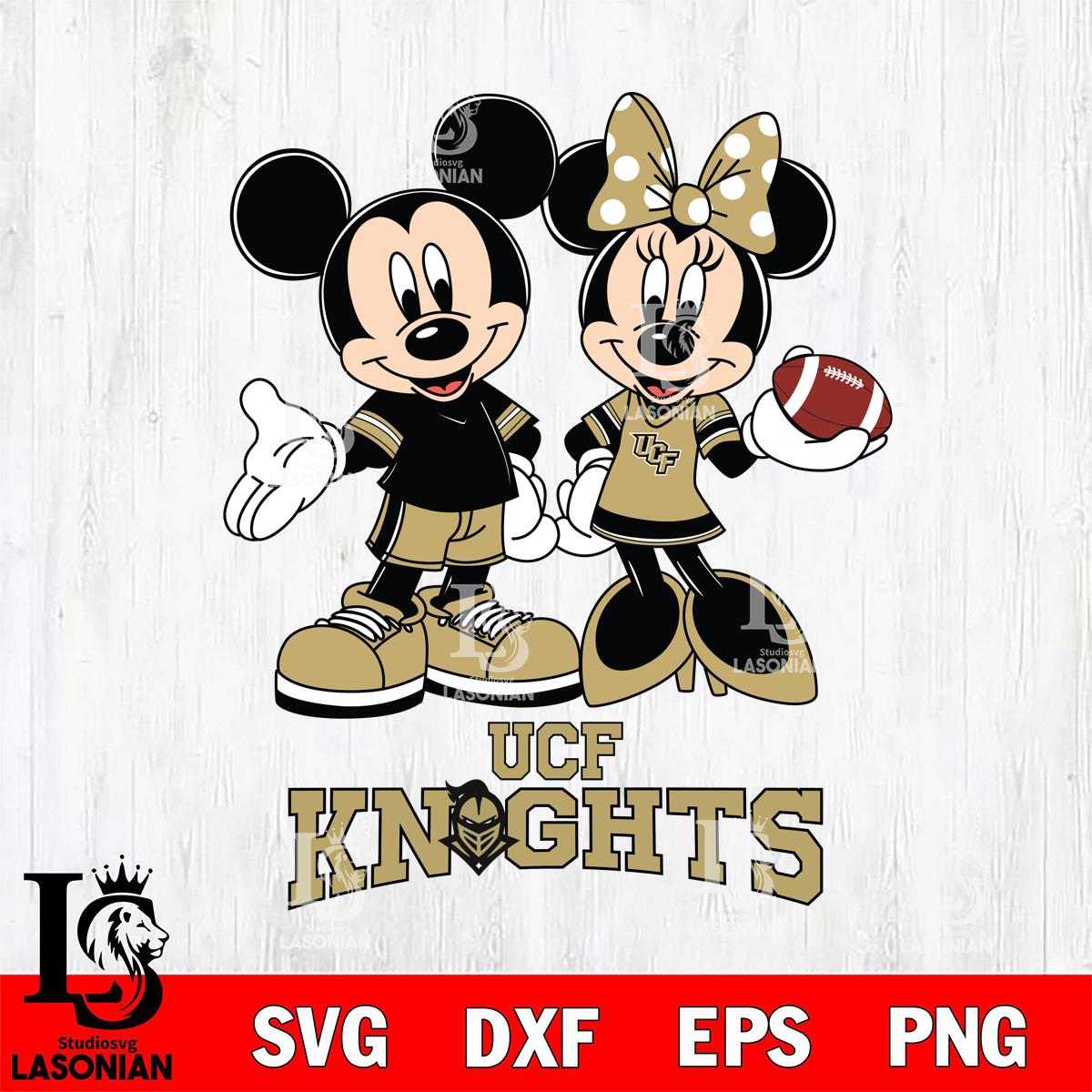 UCF Knights Mickey Minnie Football – lasoniansvg
