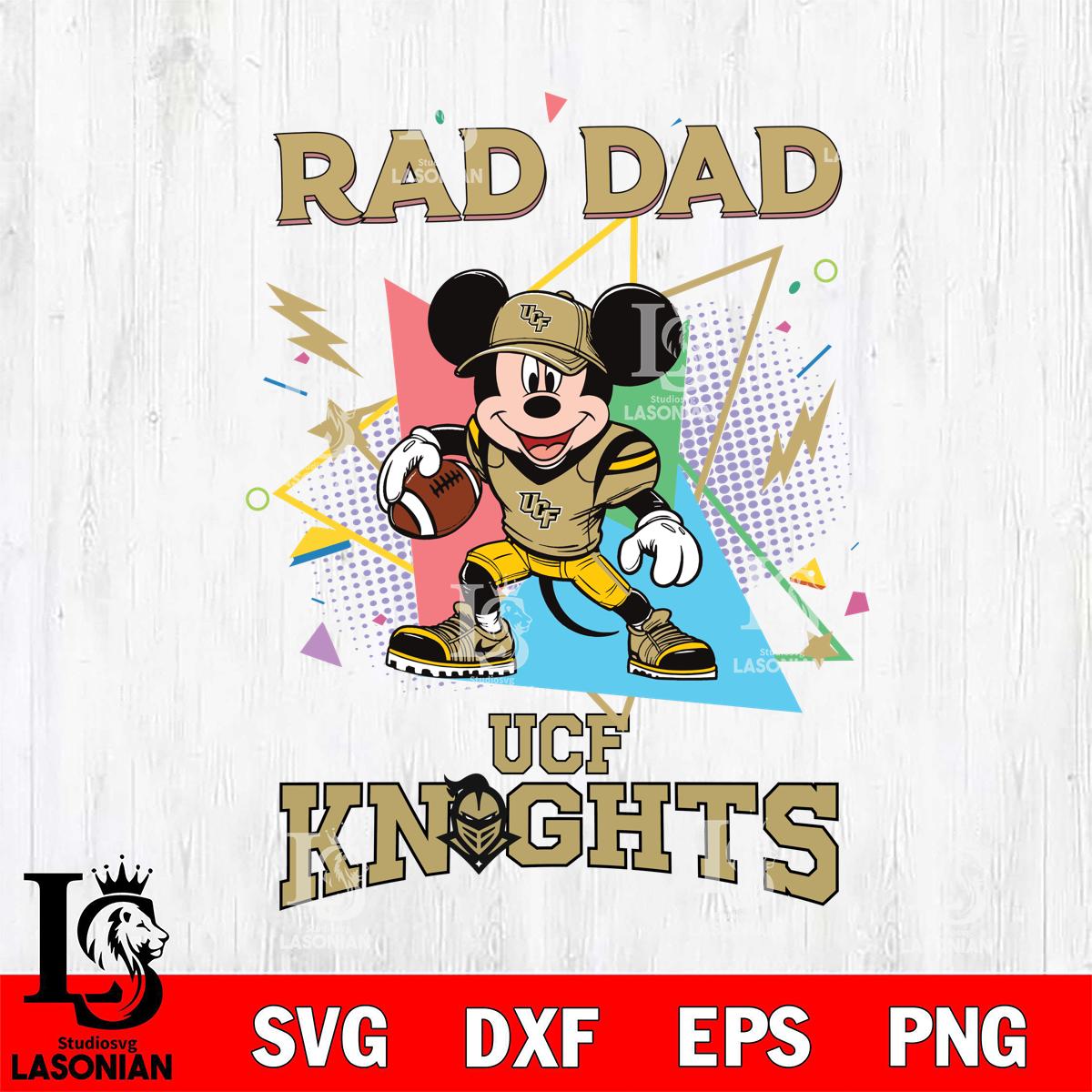 UCF Knights Mickey Mouse Sport Rad Dad – lasoniansvg