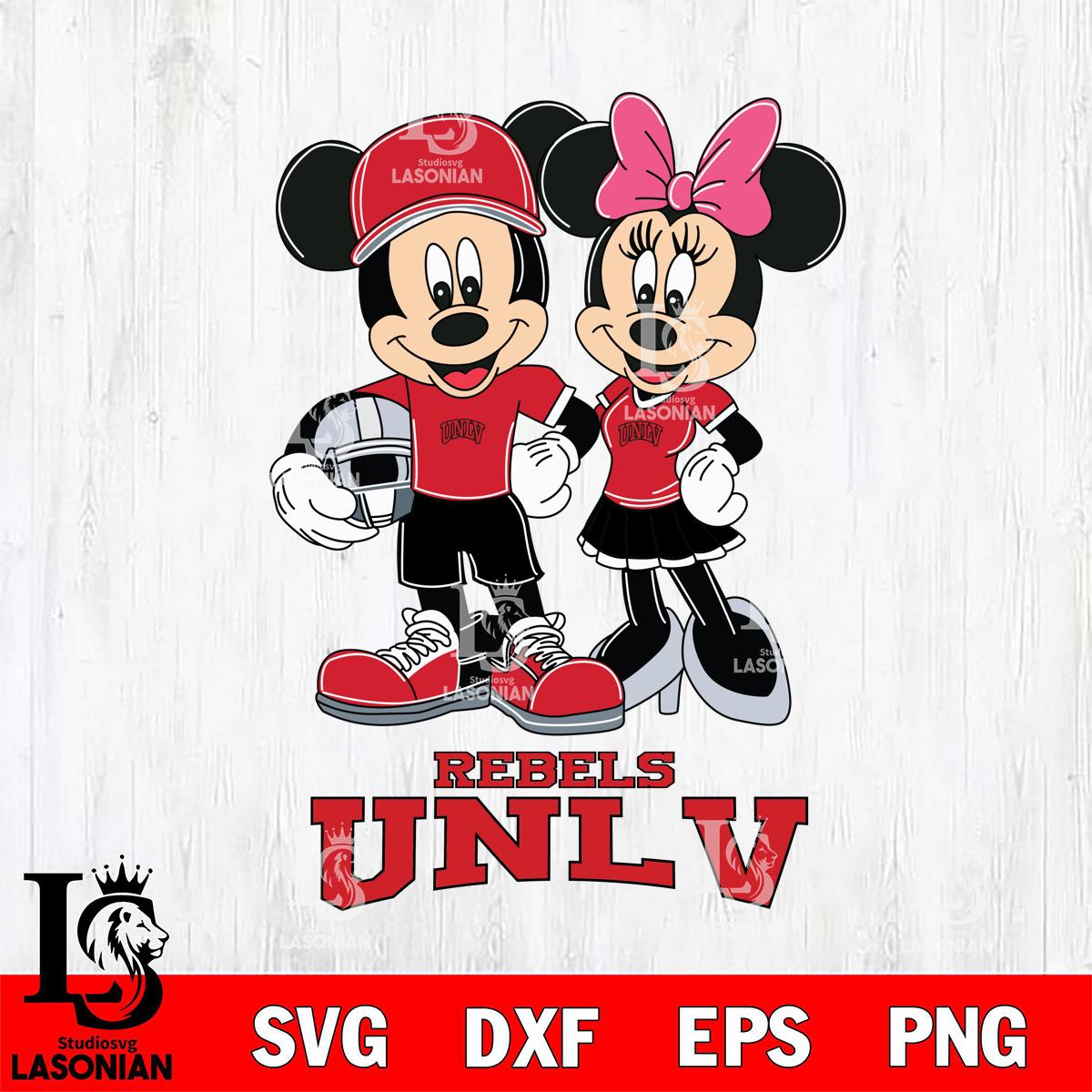 UNLV Rebels Mickey Minnie Mouse Helmet – lasoniansvg