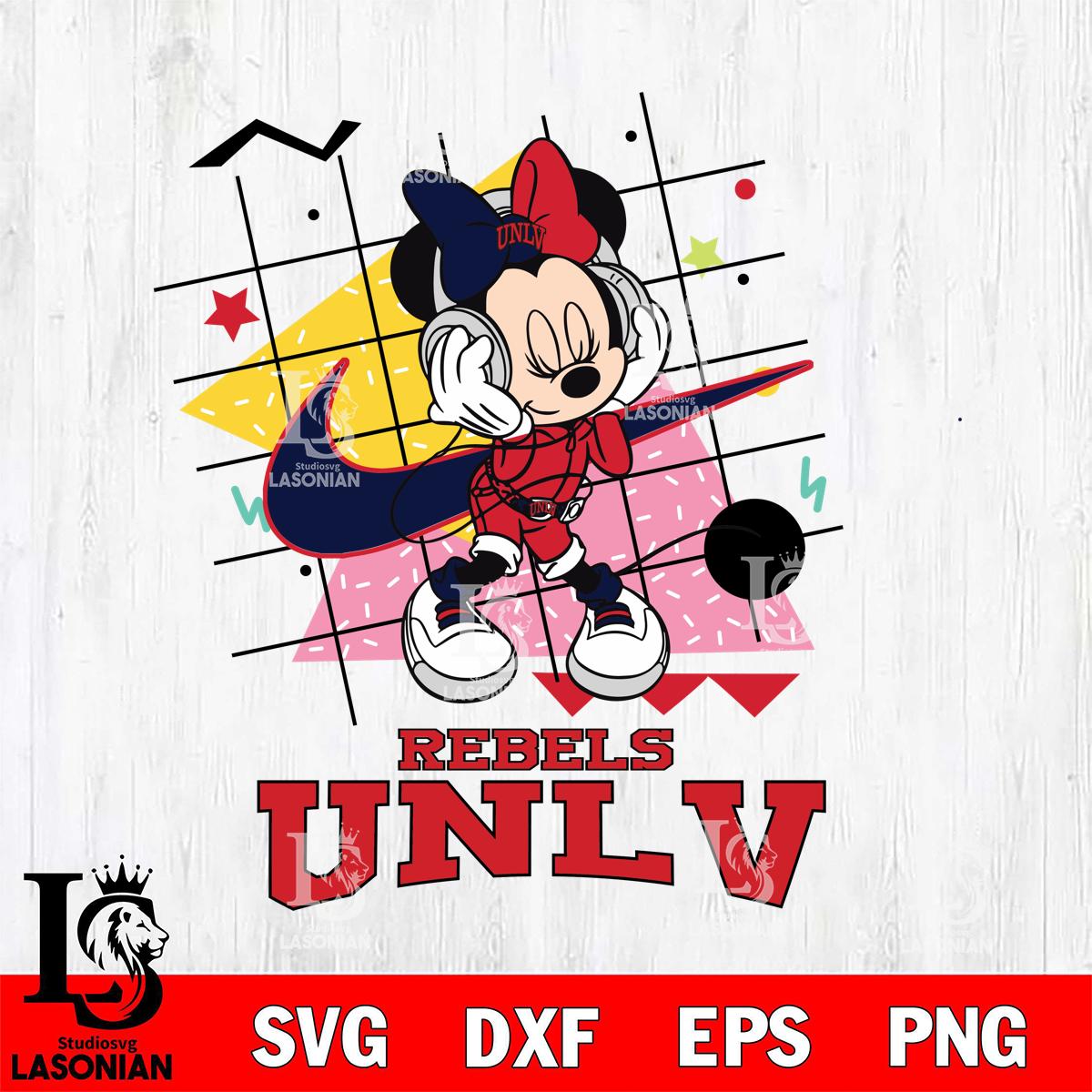 UNLV Rebels Minnie Mouse Dancing – lasoniansvg