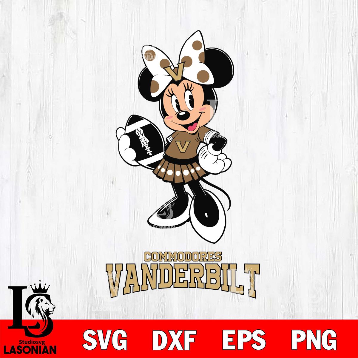 Vanderbilt Commodores Minnie Mouse – lasoniansvg