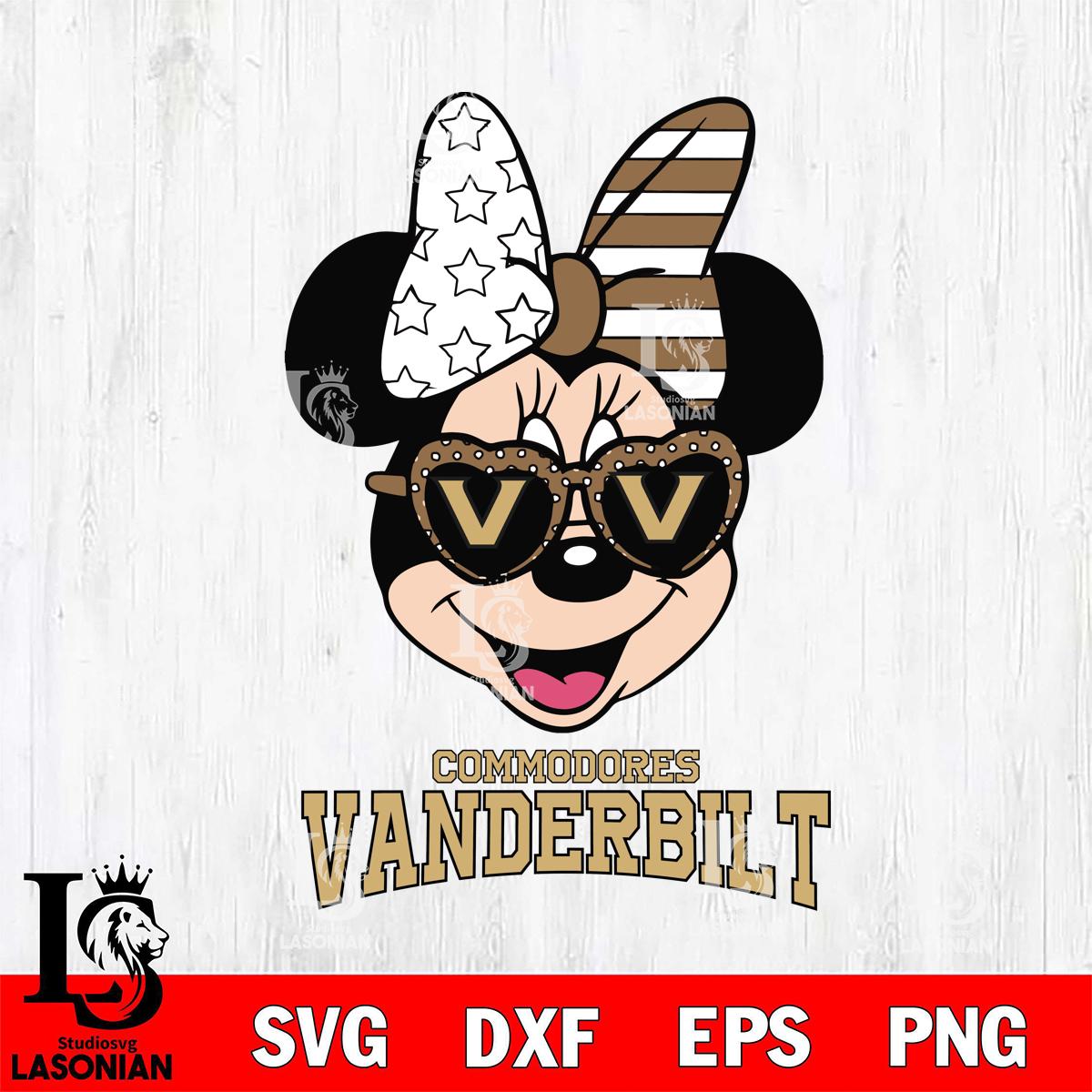 Vanderbilt Commodores Minnie Mouse Love 2 – lasoniansvg