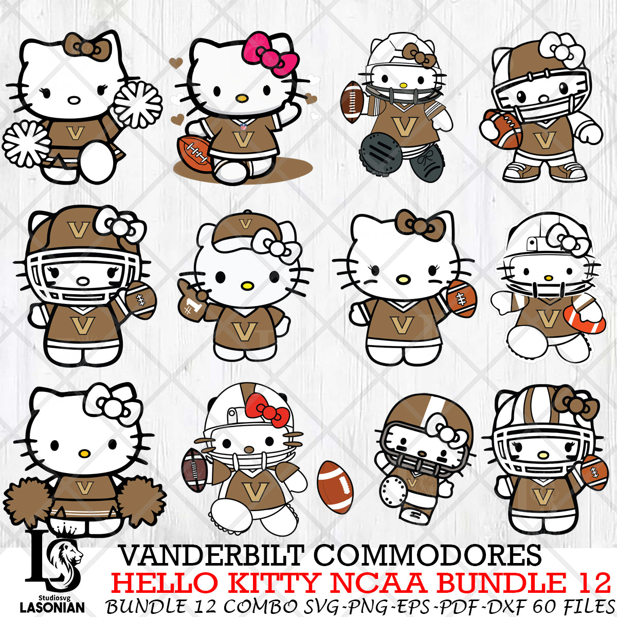 Vanderbilt Commodores NCAA Bundle 12 – lasoniansvg
