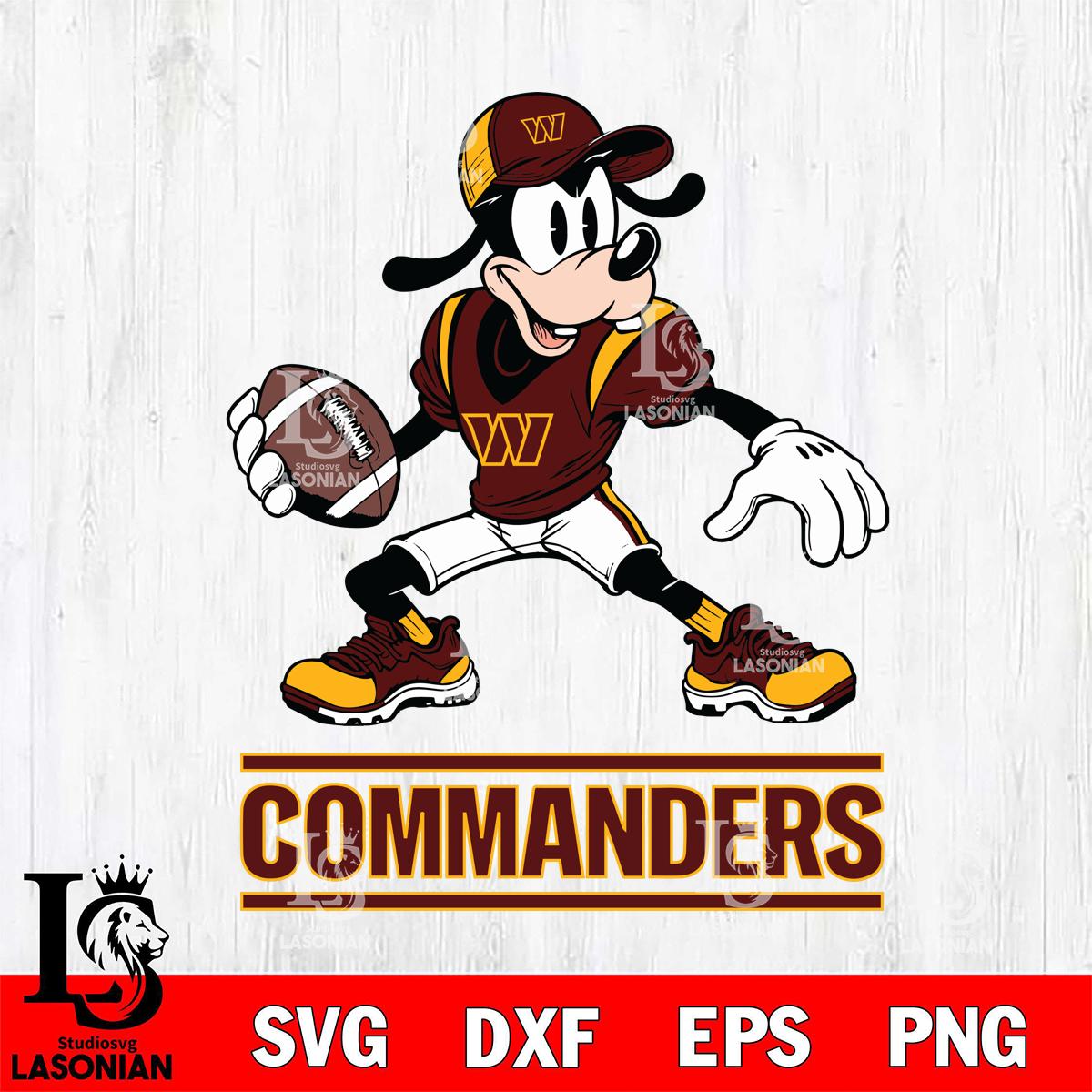 Washington Football Team Goofy Disney – lasoniansvg
