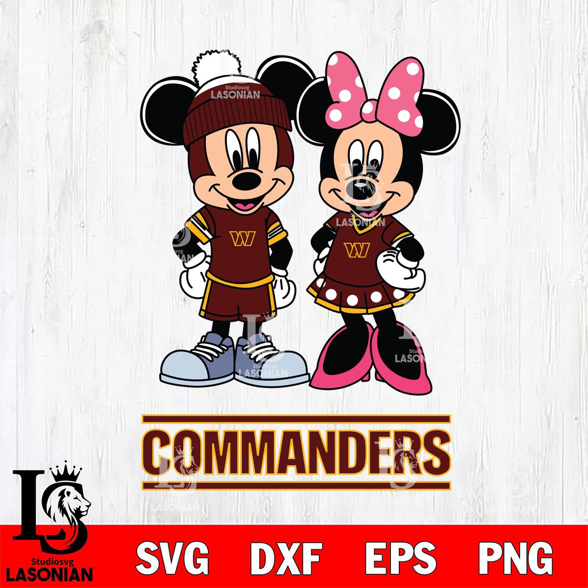 Washington Football Team Mickey Minnie Mouse Pink – lasoniansvg