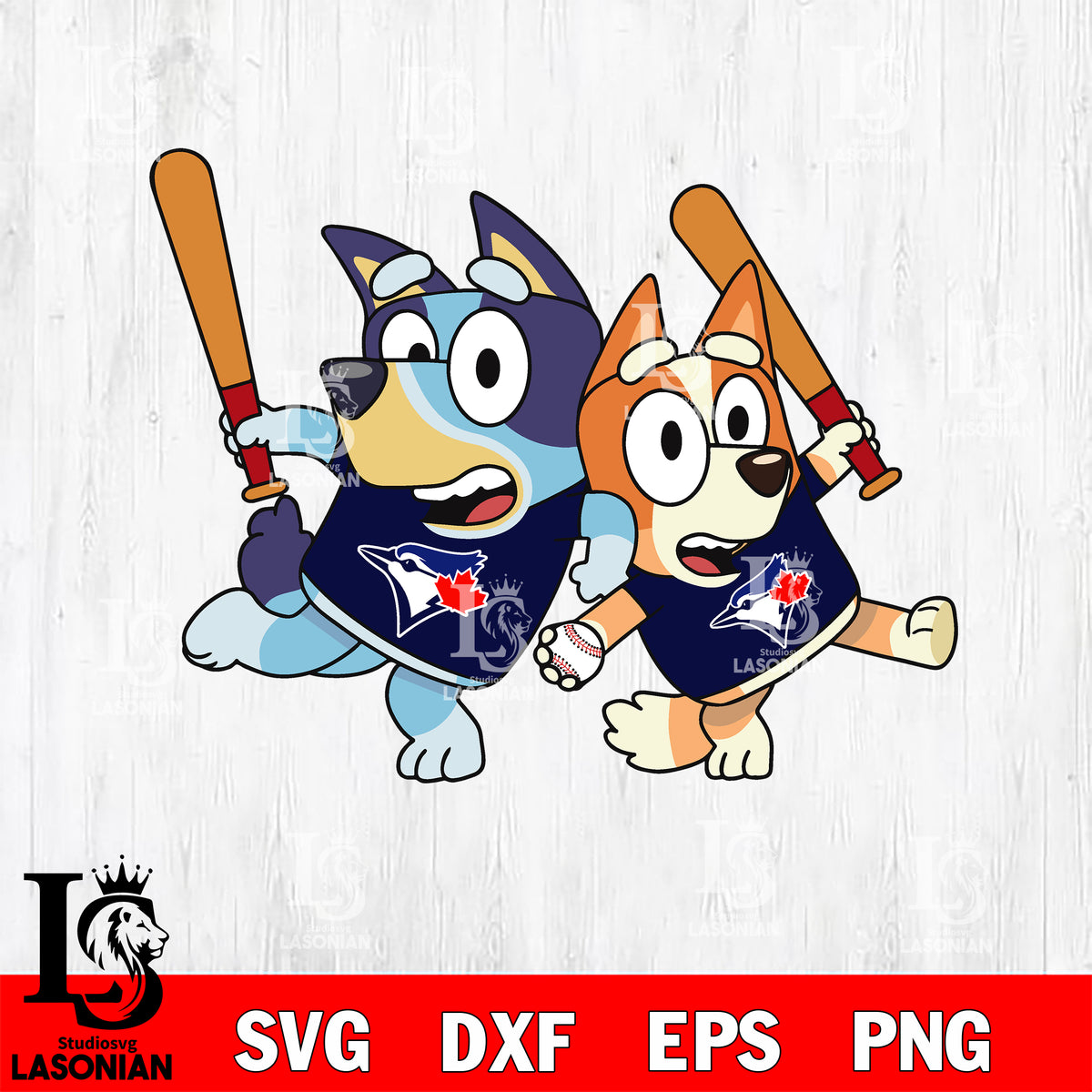 BLUEY TORONTO BLUE JAYS svg eps dxf png file, Digital Download, Instan –  lasoniansvg