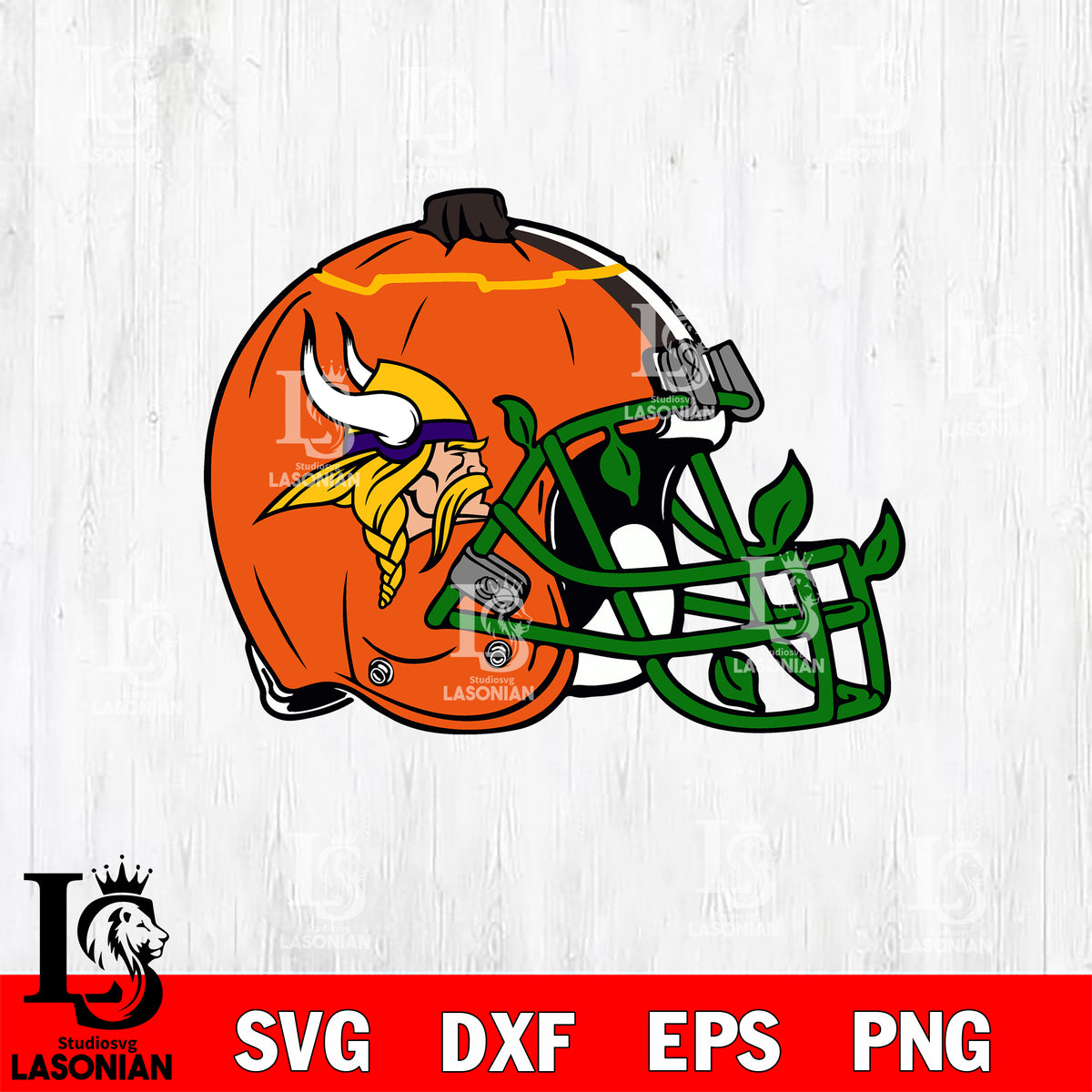 Minnesota Vikings helmet halloween svg, NFL svg eps dxf png file, Digi ...