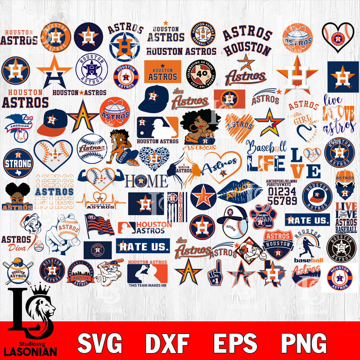 Houston Astros bundle svg, 350+ file Houston Astros bundle svg