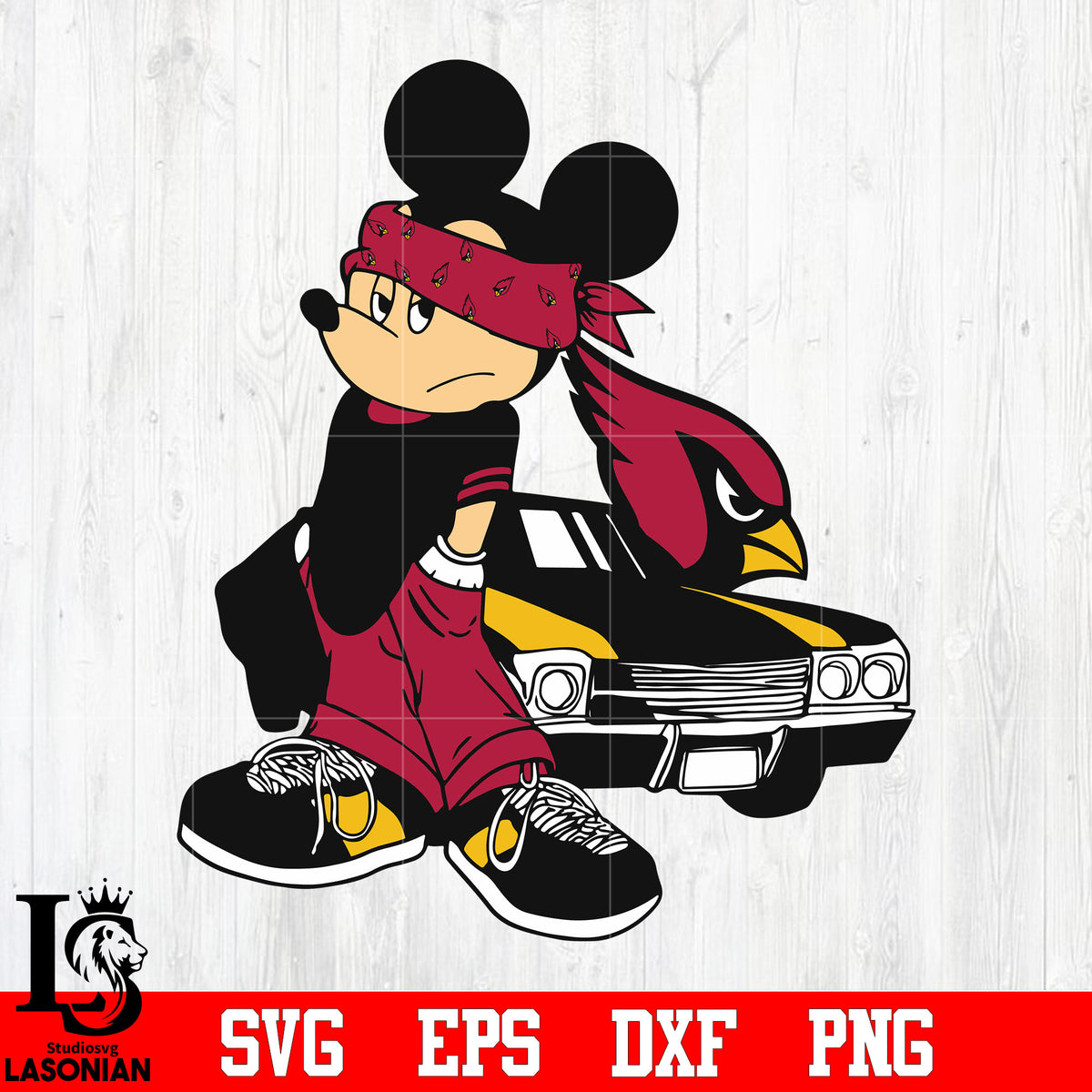 Mickey Mouse in Streetwear | Stable Diffusion Online, image size:1200x1200