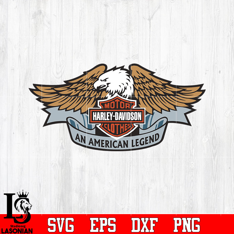 Harley davidson shop eagle svg