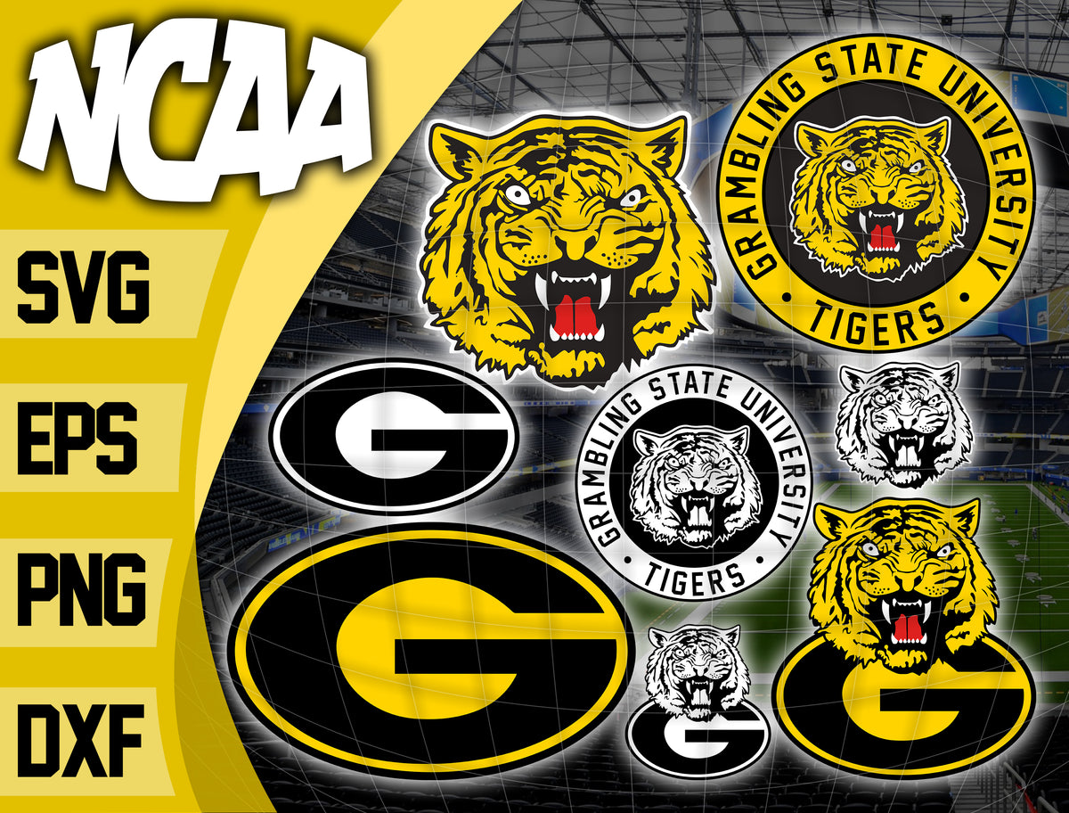 Bundle Logo Grambling State Tigers svg eps dxf png file lasoniansvg