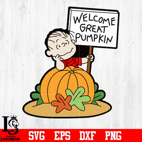 Charlie Brown Halloween svg eps dxf png file