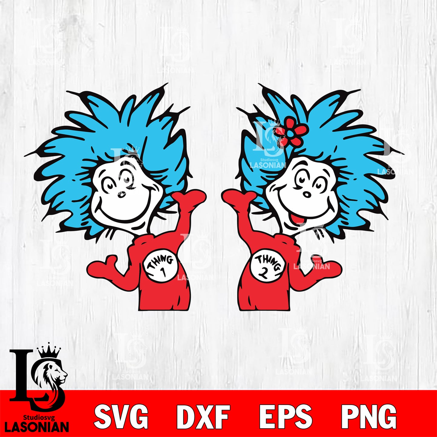 Thing 1 Thing 2 Svg Bundles - Thing Family svg, dxf, eps ,png file, digital download,Instant Download