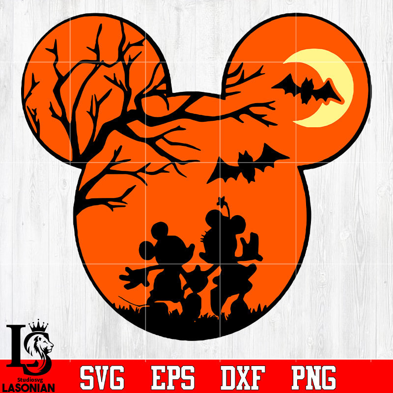 Mickey Mouse Head SVG and PNG Files 