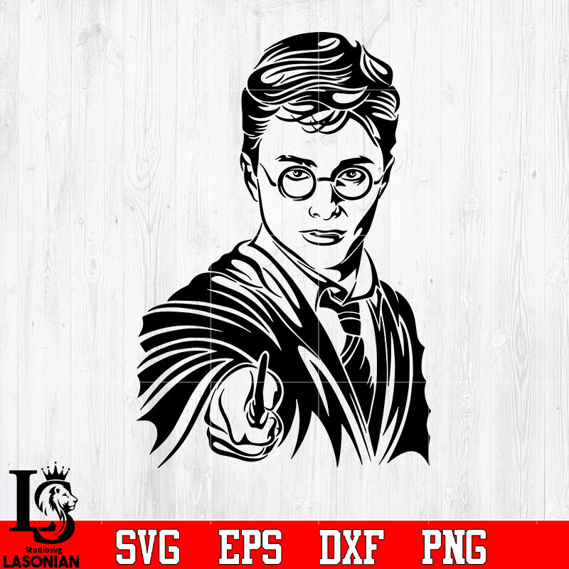 harry potter silhouette svg