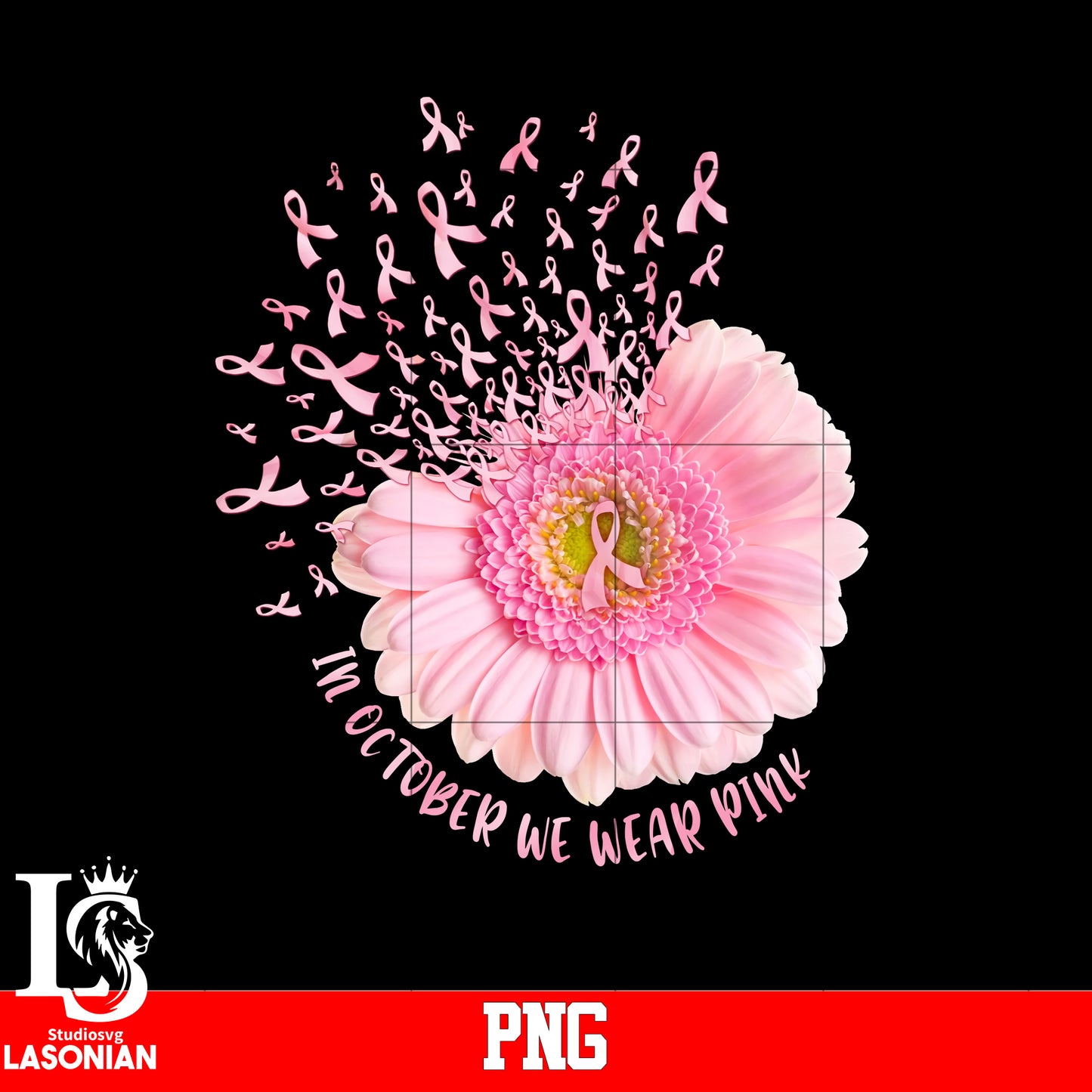 In October We Wear Pink PNG file