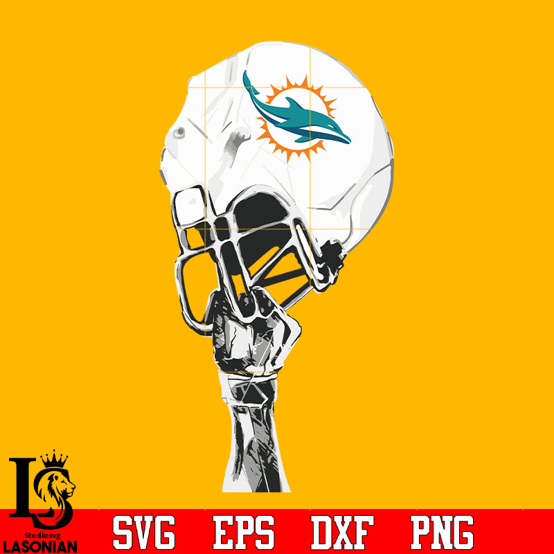 dolphins orange helmet