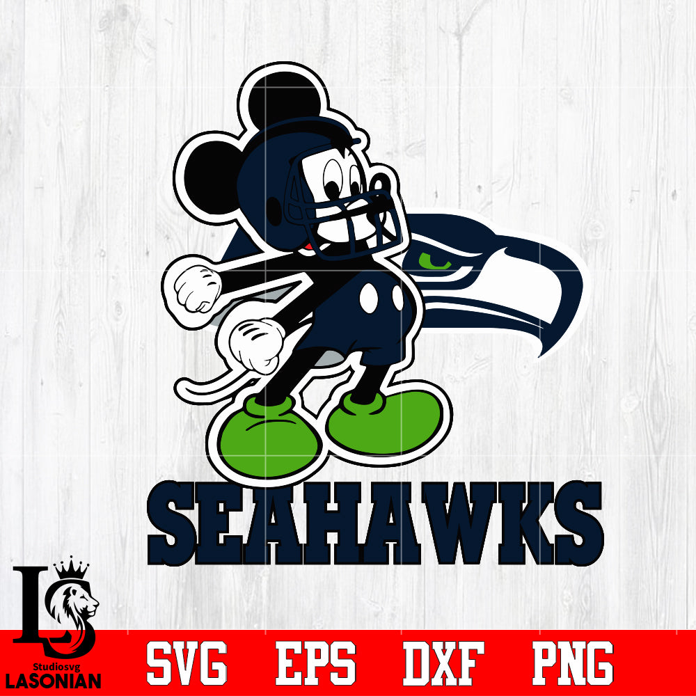 mickey mouse seahawks shirt