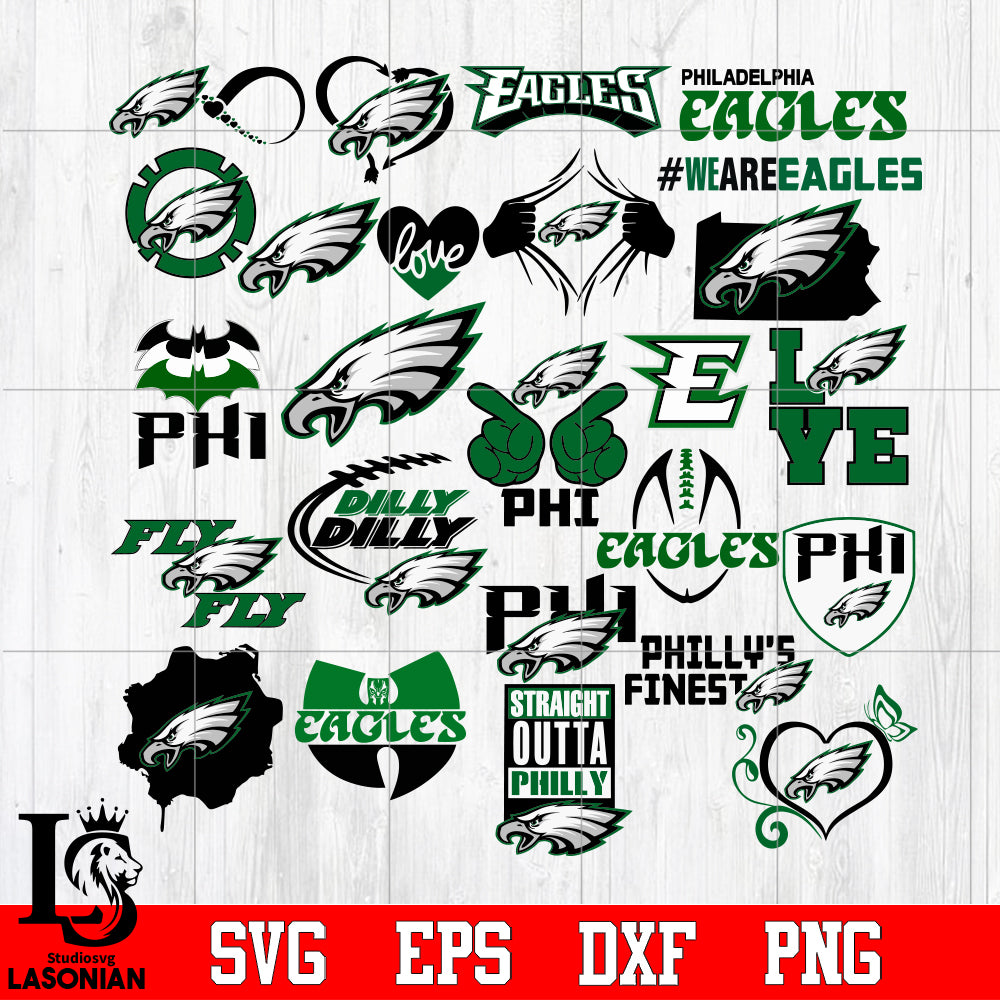 Philadelphia Eagles Bundle 20, bundle Nfl, Bundle sport, Digital Cut F –  lasoniansvg