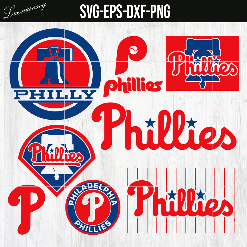 Philadelphia Phillies MLB Team SVG Bundle | Baseball SVG & MLB Clipart |  MagicSportVector