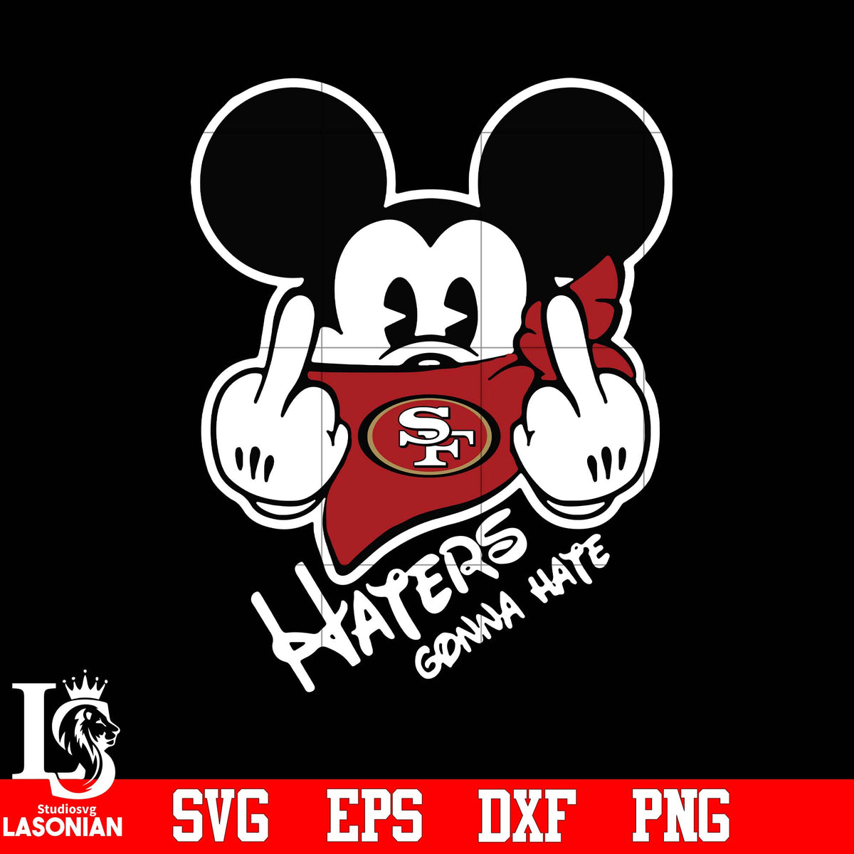 san francisco 49ers mickey mouse