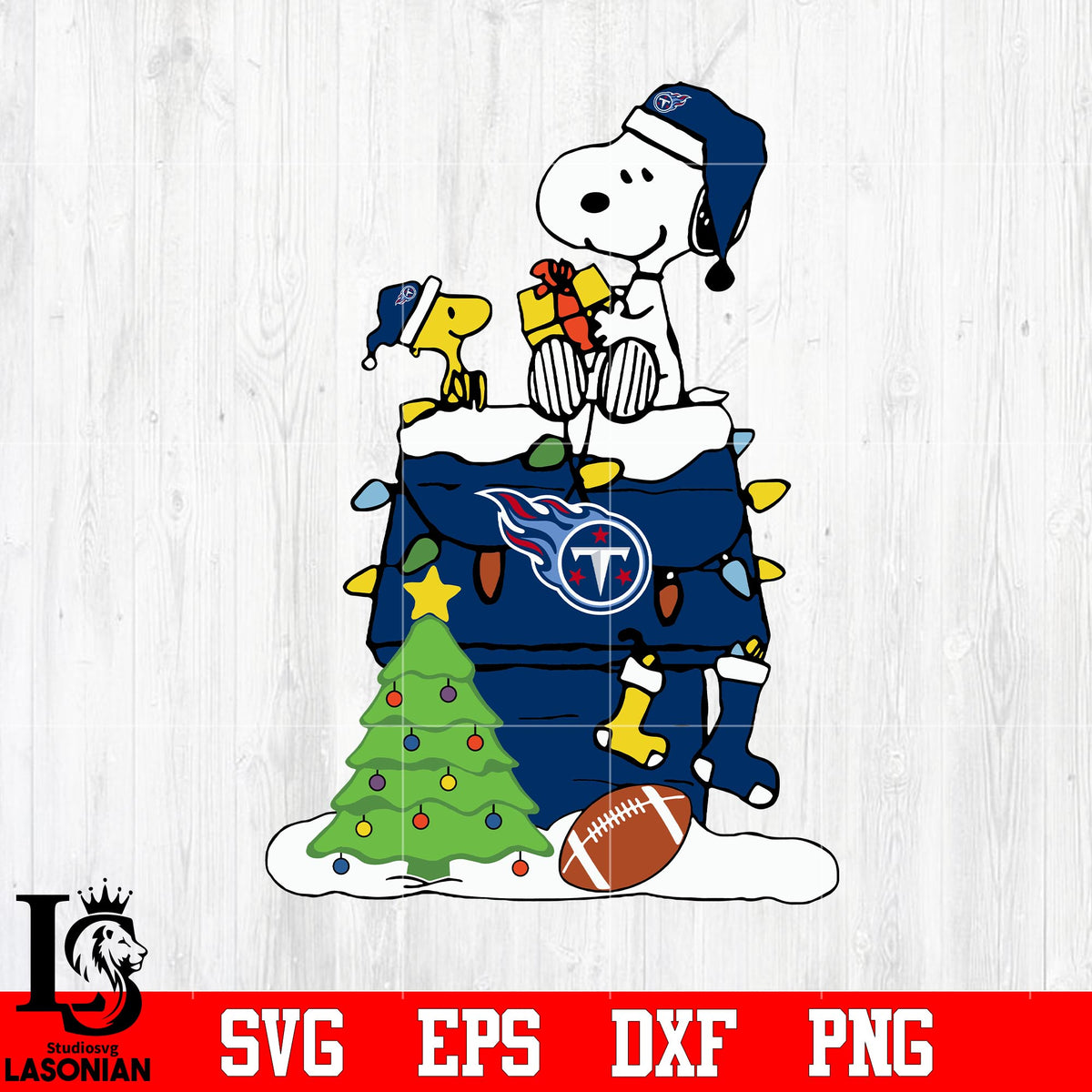 Snoopy merry christmas NFL Tennessee Titans svg eps dxf png file –  lasoniansvg