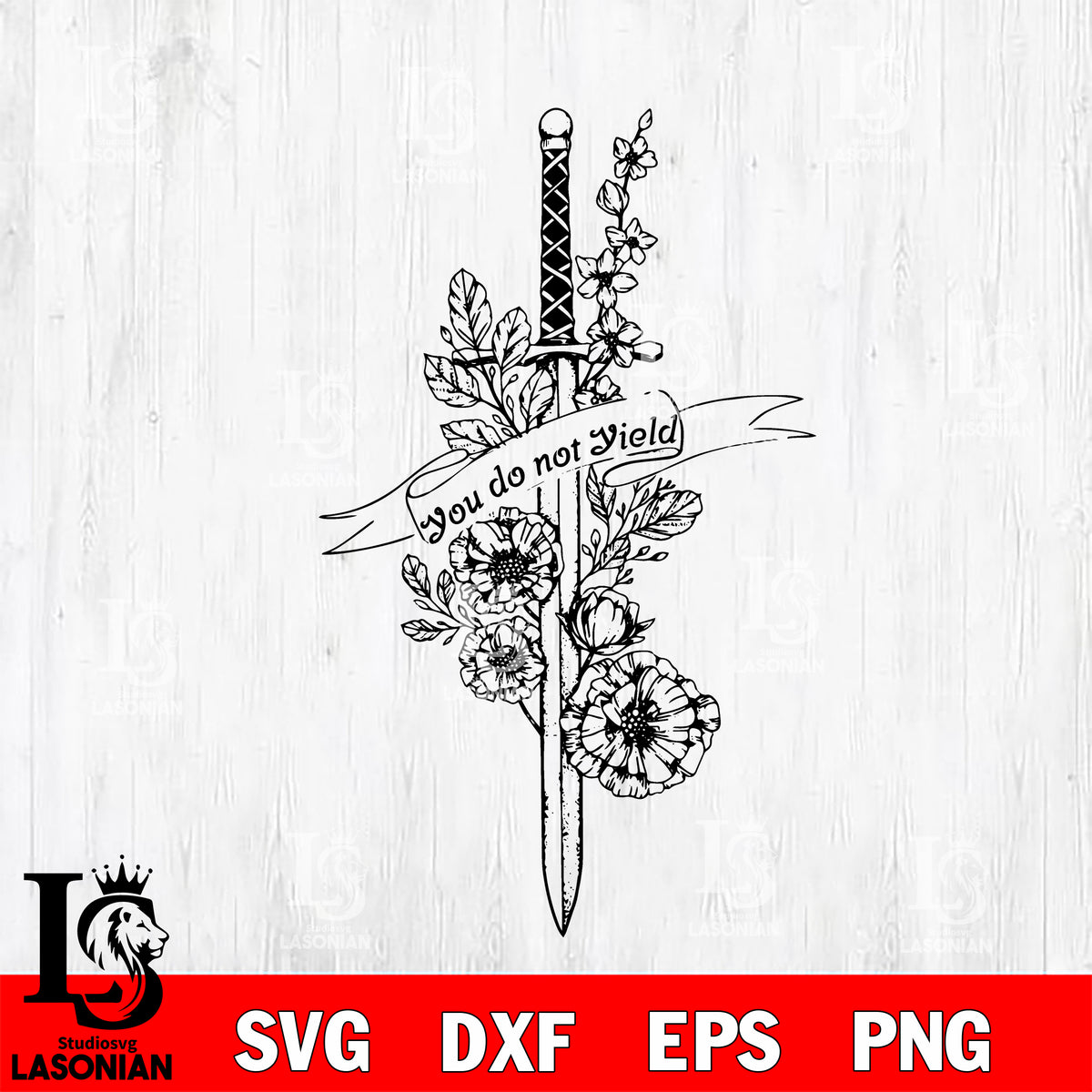 You Do Not Yield svg dxf eps png file lasoniansvg