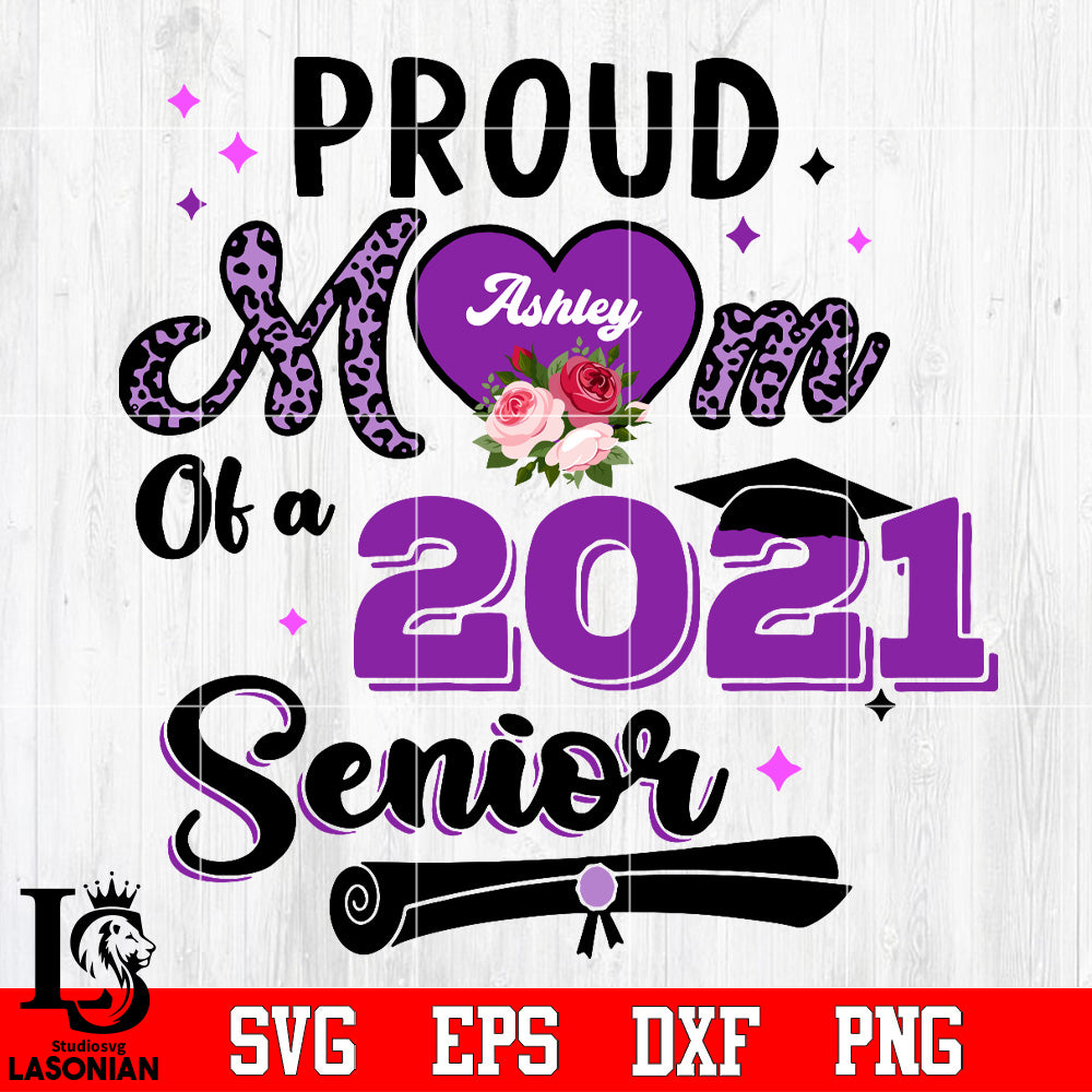 Proud mom senior 2021 top