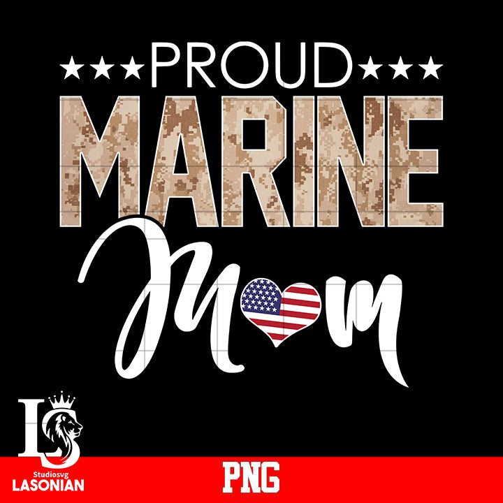 proud marine mom png file – lasoniansvg