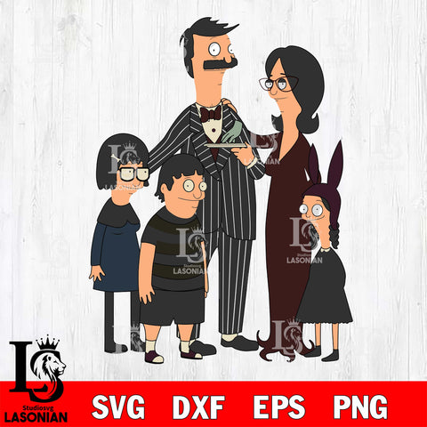 The Belcher Family svg eps dxf png file, digital download , Instant Download