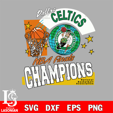 Boston Celtics Champions Playoff NBA Final svg eps dxf png file, Digital Download, Instant Download