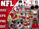 Tampa Bay Buccaneers  bundle svg, bundle 12 file ramdoom NFL svg, NFL Digital Cut Files, Svg Dxf Eps Png file, Digitla Download