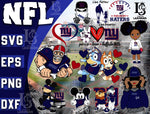New York Giants bundle svg, bundle 12 file ramdoom NFL svg, NFL Digital Cut Files, Svg Dxf Eps Png file, Digitla Download